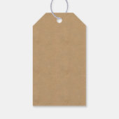 Op de Edge Buffalo Kraft Paper ID602 Cadeaulabel (Achterkant)