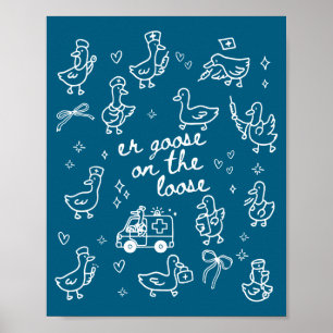 Op de Eerste Hulp Spoedgevallen Poster