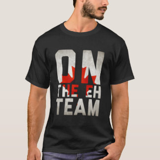 Op De Eh Team Canadese Vlag T-shirt