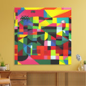 Op de eindtijd wachten, opnieuw canvas afdruk (Insitu (Woonkamer))