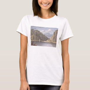 Op de Elbe, bij Lowositz in Saksen, bord T-shirt