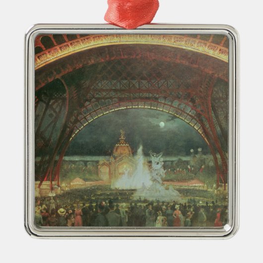 Op de esplanade van de Champs de Mars Metalen Ornament (Voorkant)