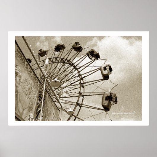 Op de Fair 9 Poster Print (Voorkant)