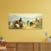 Op de Fens, 1878 Canvas Afdruk (Insitu (Woonkamer))