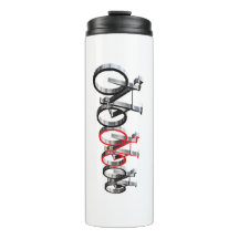 Op de fiets geïnspireerde Reis Tumbler 12 oz