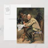 Op de fles briefkaart (Voorkant / Achterkant)