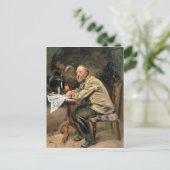 Op de fles briefkaart (Staand voorkant)