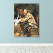 Op de fles canvas afdruk (Insitu (Houten vloer))