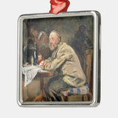 Op de fles metalen ornament (Links)