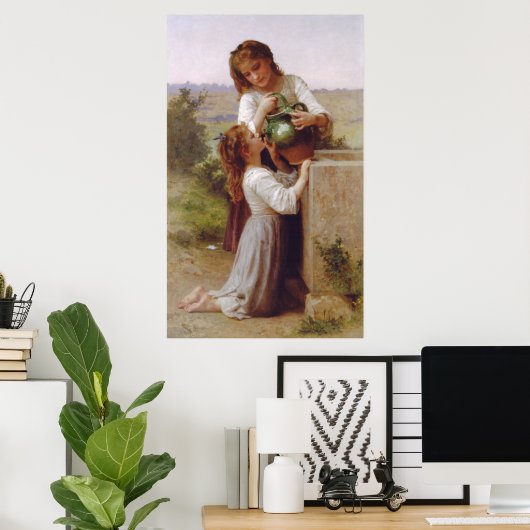 Op de fontein poster (Thuiskantoor)