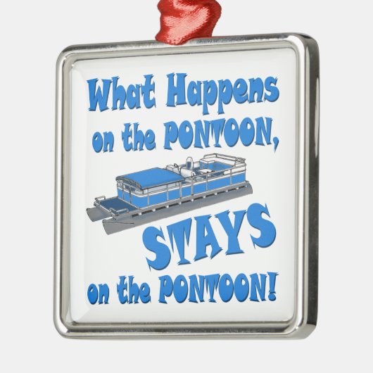 Op de foto metalen ornament (Links)