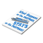 Op de foto notitieblok (Linkerzijde)