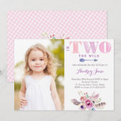 Op de foto van de Wilde Bohemen op de tweede verja Kaart (Voorkant / Achterkant)