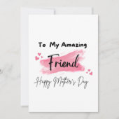 Op de geweldige dag van de gelukkige moeders van m kaart (Voorkant)