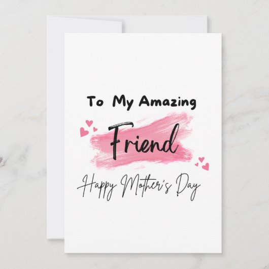 Op de geweldige dag van de gelukkige moeders van m kaart (Voorkant)