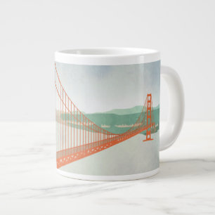 Op de Golden Gate Bridge Grote Koffiekop