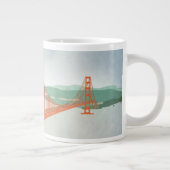 Op de Golden Gate Bridge Grote Koffiekop (Rechts)