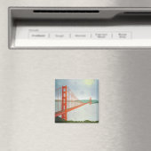 Op de Golden Gate Bridge Magneet (Insitu (Vaatwasser))