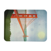 Op de Golden Gate Bridge Magneet (Horizontaal)