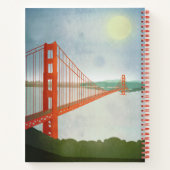 Op de Golden Gate Bridge Notitieboek (Achterkant)