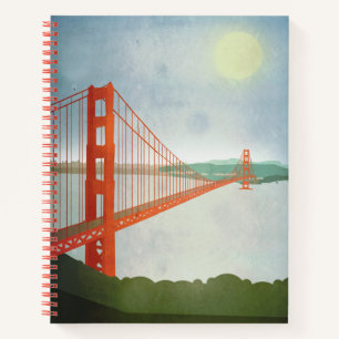Op de Golden Gate Bridge Notitieboek