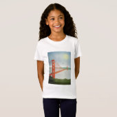 Op de Golden Gate Bridge T-shirt (Voorkant volledig)