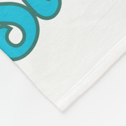 Op de golf van verandering fleece deken (Hoek)