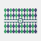 Op de Green Argyle Deurmat (Voorkant)