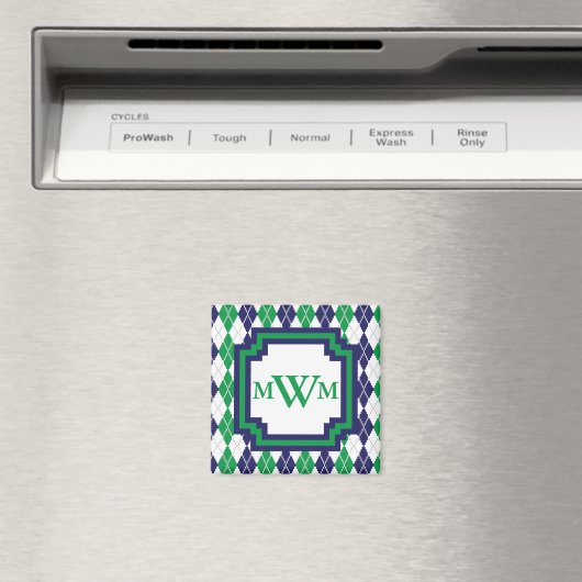 Op de Green Argyle Magnet (Insitu (Vaatwasser))