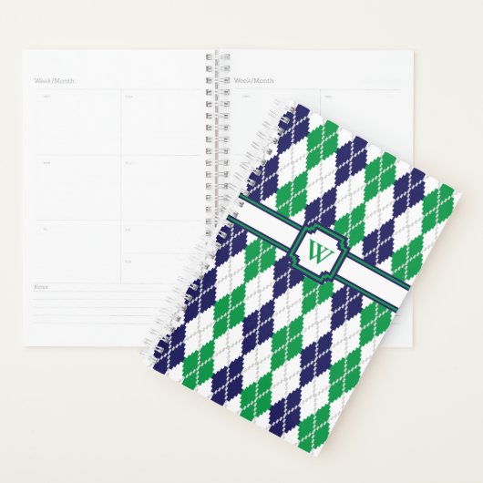 Op de Green Argyle Planner (Display)