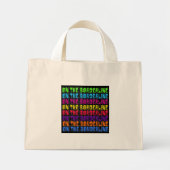 Op de grenszak mini tote bag (Voorkant)