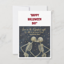 Op de griezeligste avond is je liefde mijn liefste