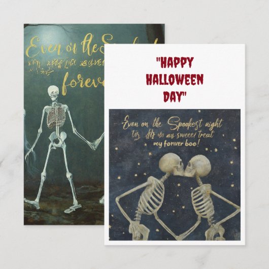 Op de griezeligste avond is je liefde mijn liefste (Voorkant / Achterkant)