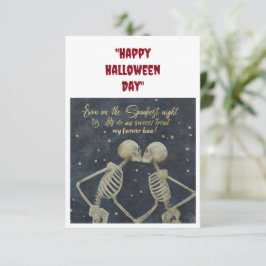 Op de griezeligste avond is je liefde mijn liefste