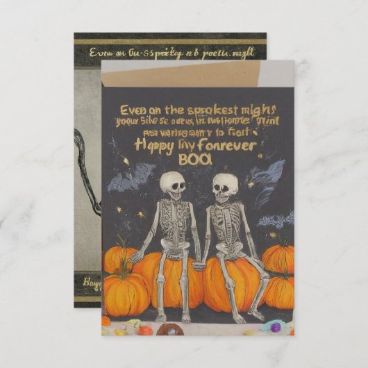 Op de griezeligste avond is je liefde mijn liefste (Voorkant / Achterkant)