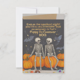 Op de griezeligste avond is je liefde mijn liefste