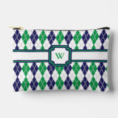Op de groene argyle etui (Voorkant)