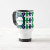 Op de groene Argyle-mok Reisbeker (Voorkant links)