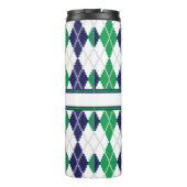 Op de groene Argyle Thermal Tumbler Thermosbeker (Achterkant)