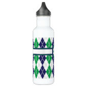 Op de groene Argyle-waterfles Waterfles (Links)