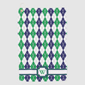 Op de groene handdoek van Argyle Golf (Voorkant)