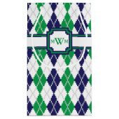 Op de groene tas van Argyle Klein Cadeauzakje (Achterkant)