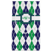 Op de groene tas van Argyle Klein Cadeauzakje (Voorkant)