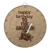 Op de grond dartbord (Voorkant)