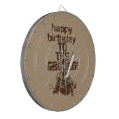 Op de grond dartbord (Voorkant Links)