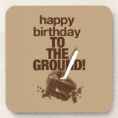 Op de grond drankjes onderzetter (Voorkant)