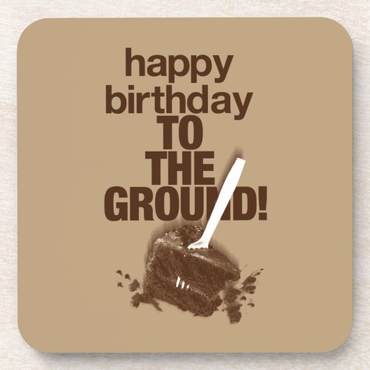 Op de grond drankjes onderzetter (Voorkant)