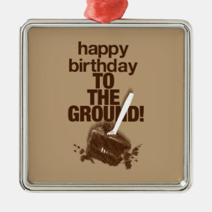 Op de grond metalen ornament