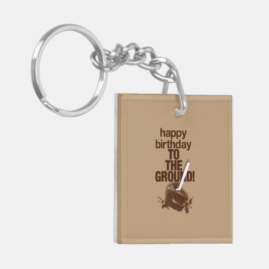 Op de grond sleutelhanger (Voorkant Links)