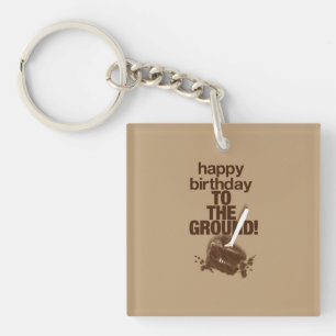 Op de grond sleutelhanger